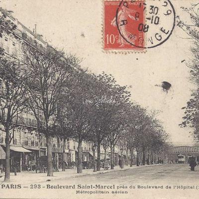 Tout Paris 293 - Boulevard Saint-Marcel prés du Boulevard de l'Hôpital