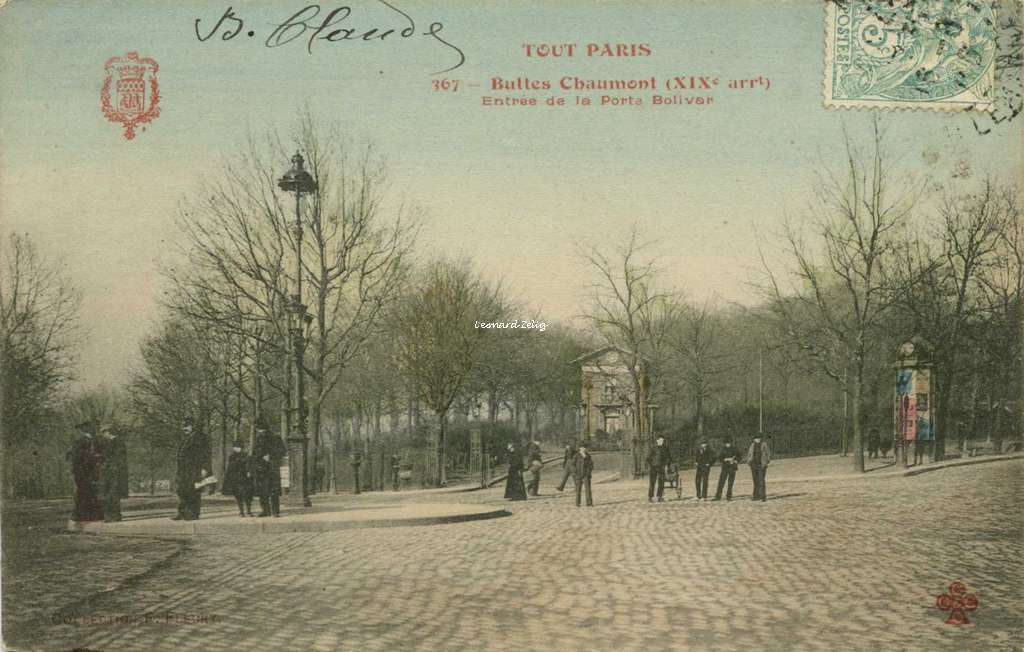TOUT PARIS 367 - Entrée de la Porte Bolivar