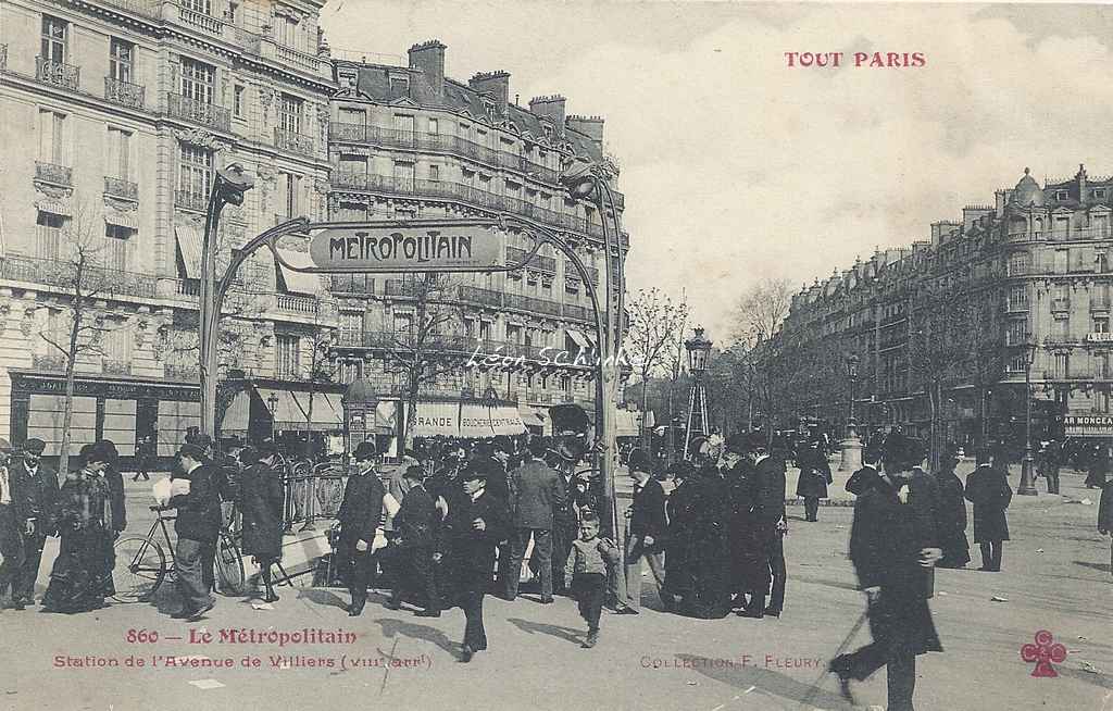 Tout Paris 860 - Station de l'Avenue de Villiers