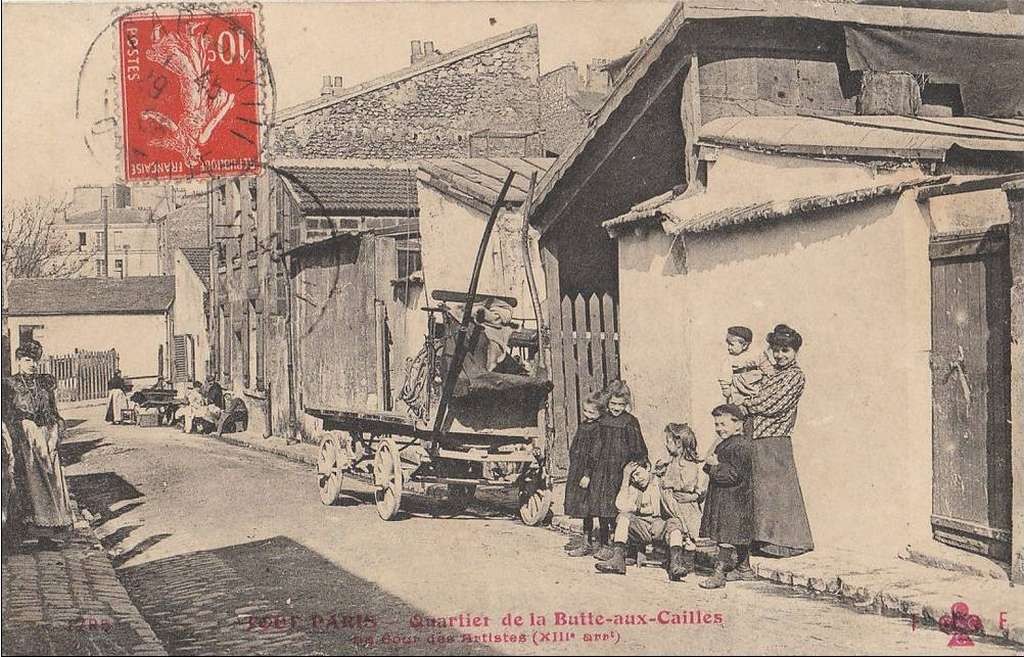 1795 - Quartier de la Butte aux Cailles - La Cour des Artistes