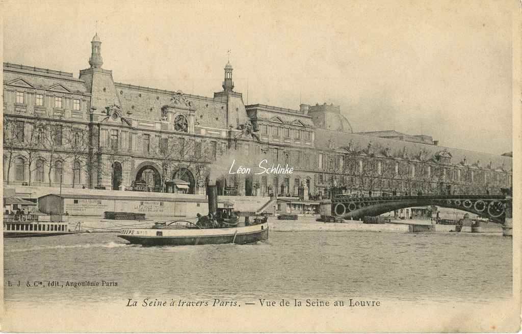 Vue de la Seine au Louvre