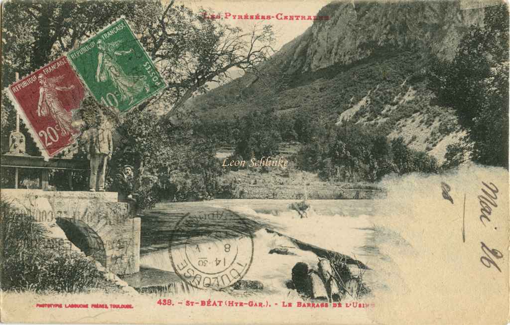 0 - 438 - St-Béat - Le Barrage de l'Usine