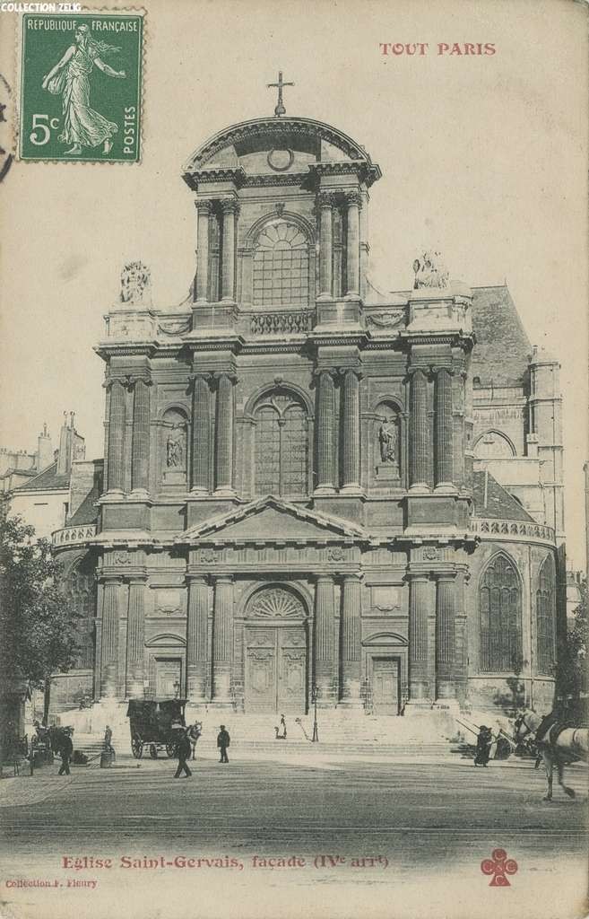 Eglise Saint-Gervais, façade