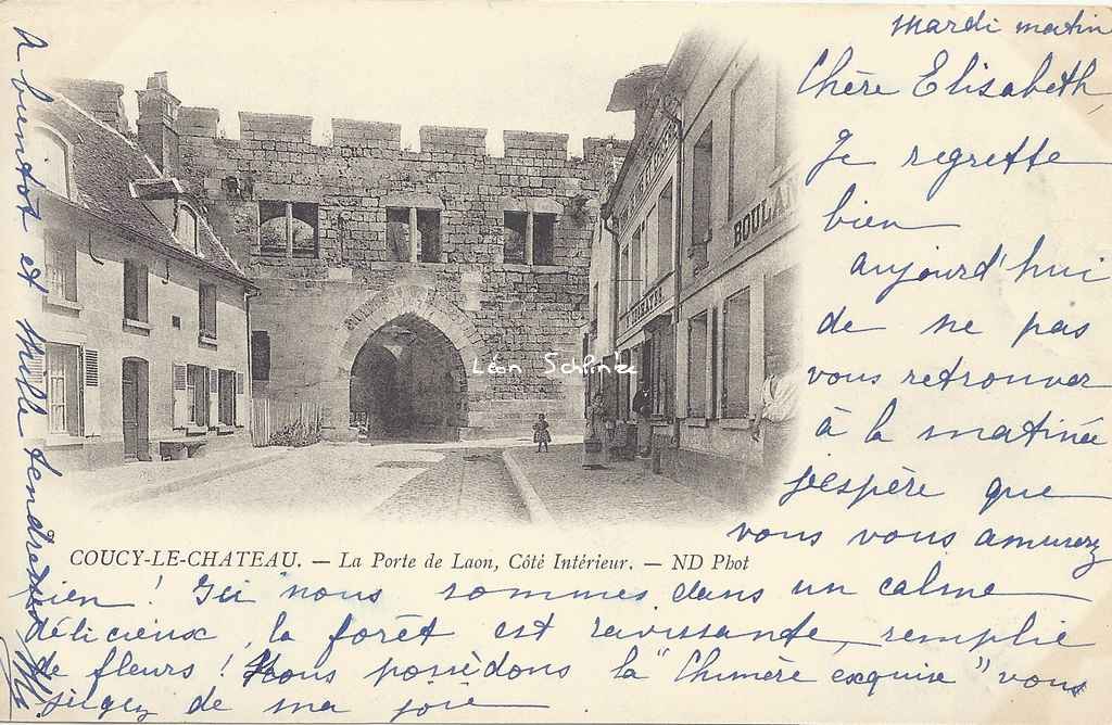 02-Coucy-le-Château-Auffrique - Porte de Laon (ND9