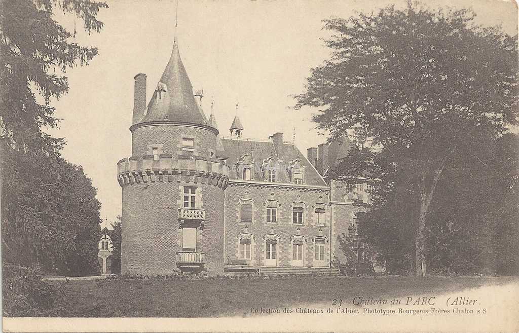 03-Yzeure - 23 - Château du Parc (Bourgeois Phot.)