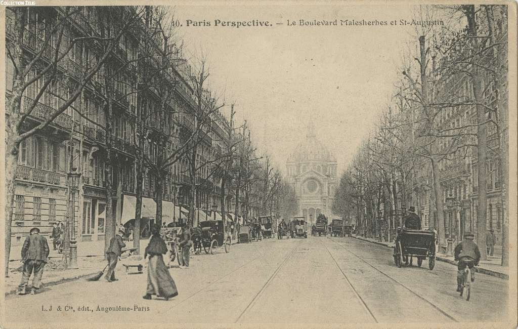 10 - Le Boulevard Malesherbes et Saint-Augustin