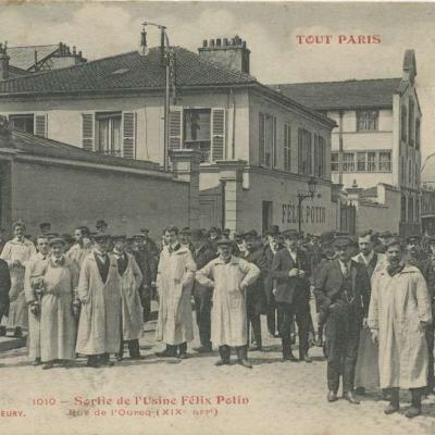 1010 - Sortie de l'Usine Félix-Potin - Rue de l'Ourcq