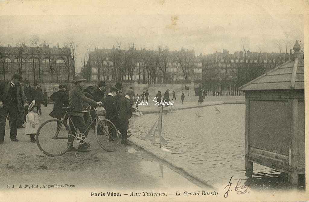 102 - Aux Tuileries - Le Grand Bassin