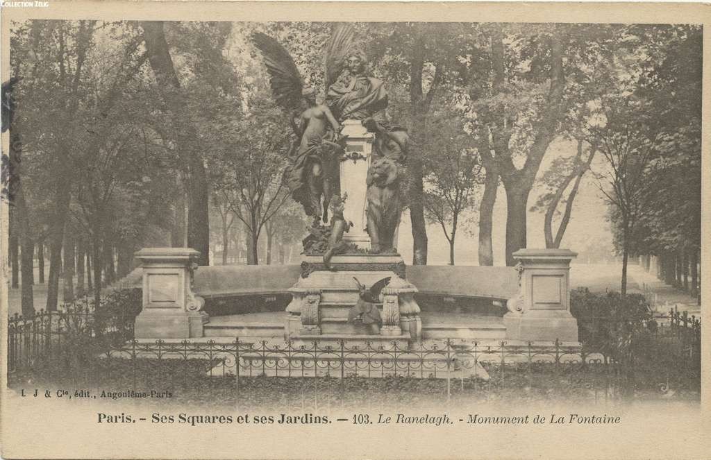 103 - Le Ranelagh - Monument de La Fontaine