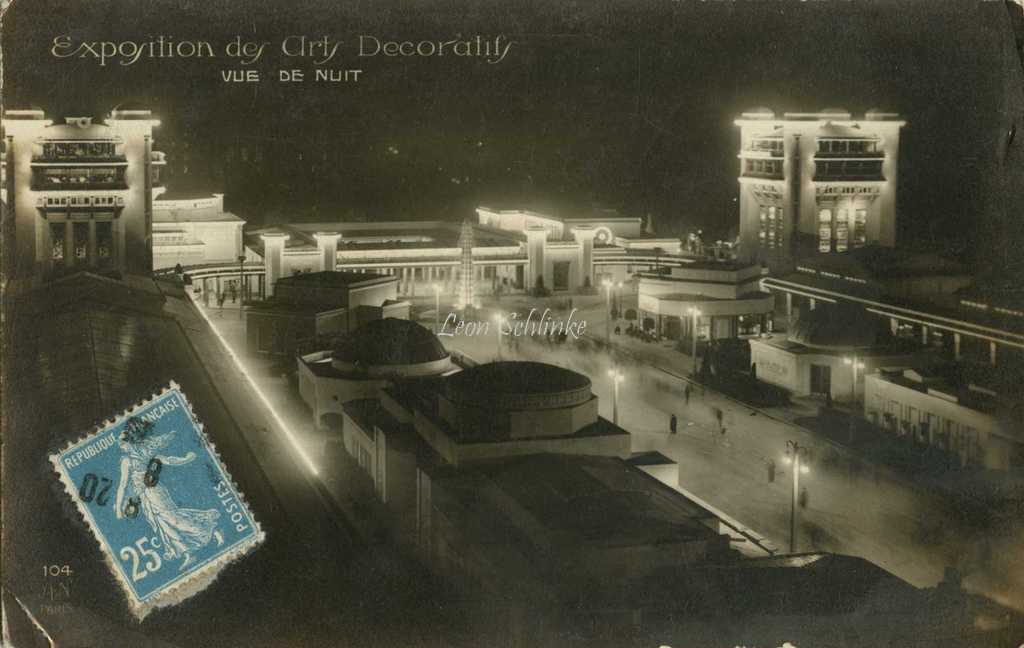 104 - Vue  de  nuit