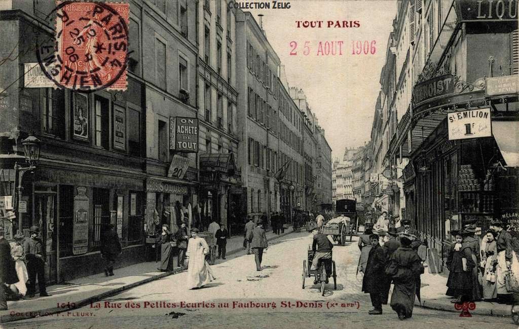 1049 - La Rue des Petites-Ecuries au Faubourg St-Denis