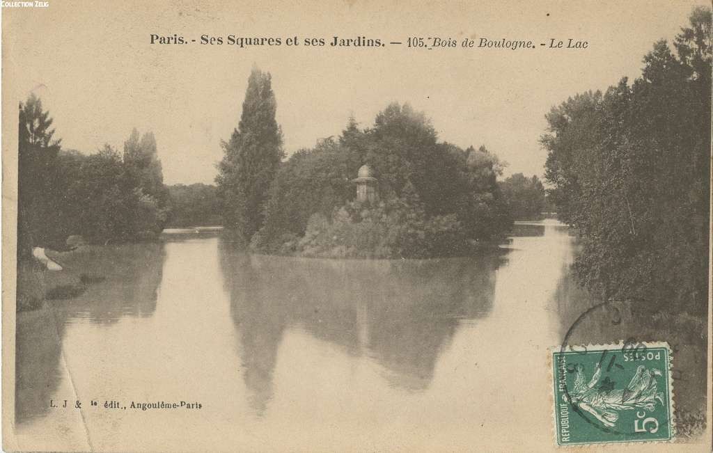 105 - Bois de Boulogne - Le Lac