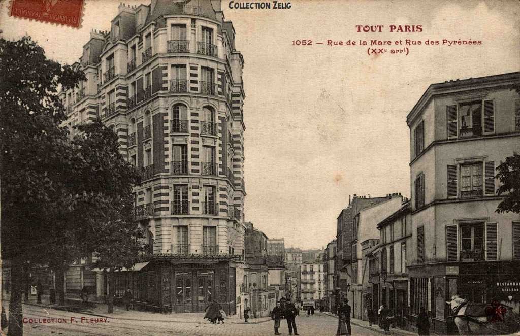 1052 - Rue de la Mare et Rue des Pyrénées
