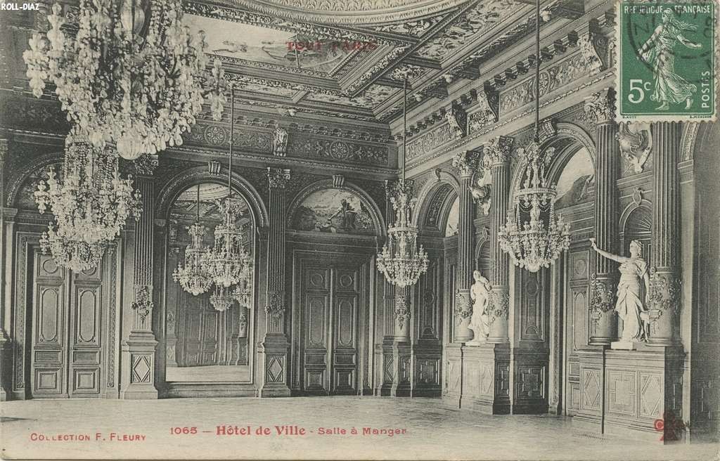 1065 - Hôtel de Ville - La Salle à Manger