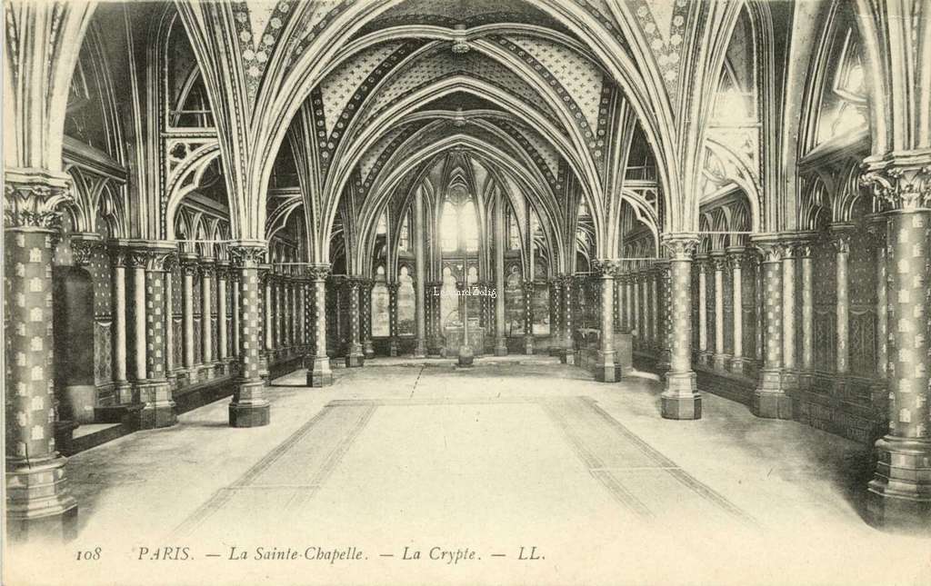 108 - PARIS - La Sainte-Chapelle - La Crypte