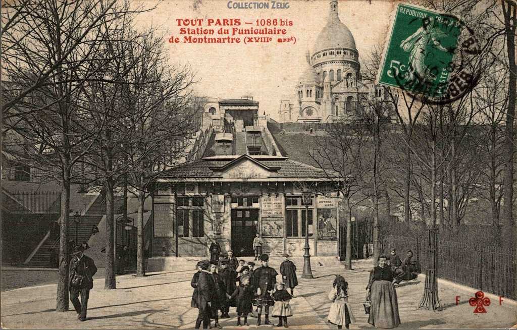 1086 bis - Station du Funiculaire de Montmartre