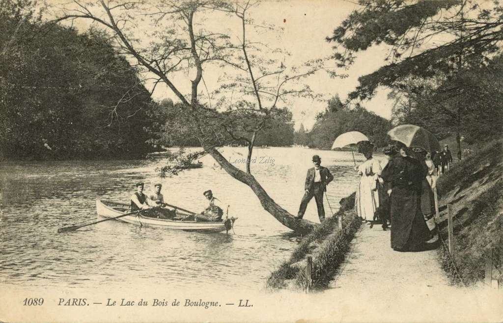 1089 - PARIS - Le Lac du Bois de Boulogne