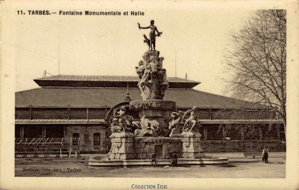 11 - Fontaine Monumentale et Halle