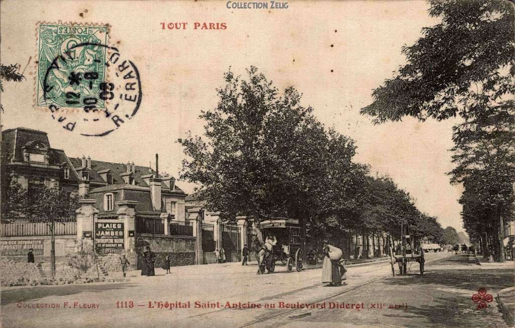 1113 - L'Hôpital St-Antoine au Boulevard Diderot