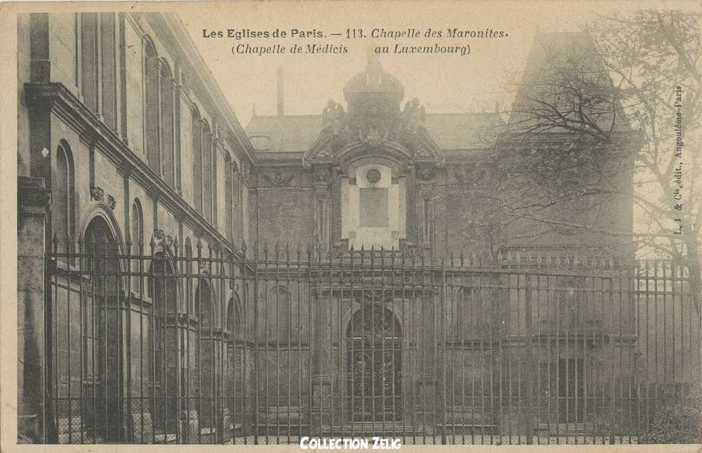 113 - Chapelle des Maronites - Chapelle de Médicis au Luxembourg