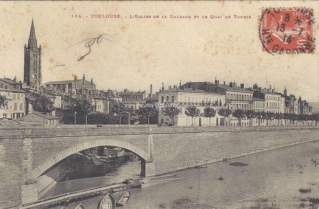 114 - L'Eglise de la Dalbade et le Quai de Tounis