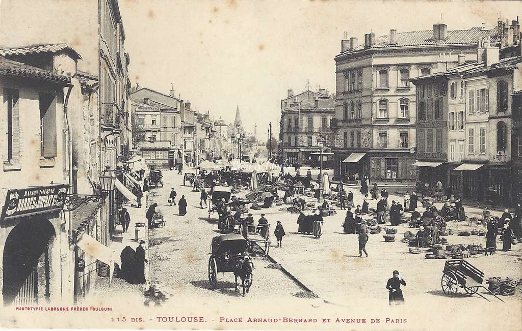 115 bis - Place Arnaud Bernard et Avenue de Paris