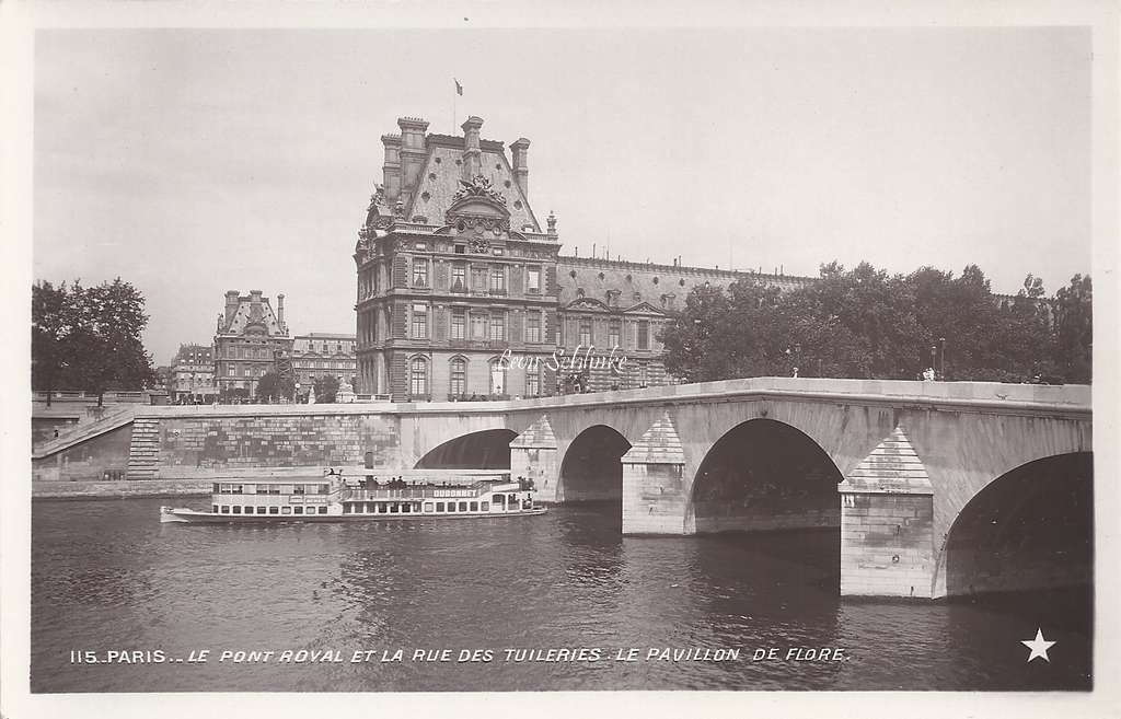 115 - Le Pont Royal, Pavillon de Flore