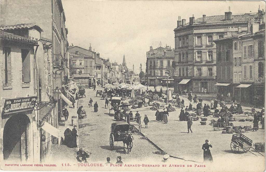 115 - Place Arnaud Bernard et Avenue de Paris
