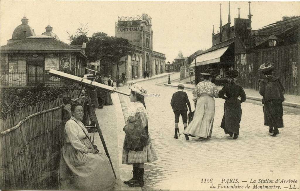 1156 - PARIS - La Station d'Arrivée du Funiculaire de Montmartre