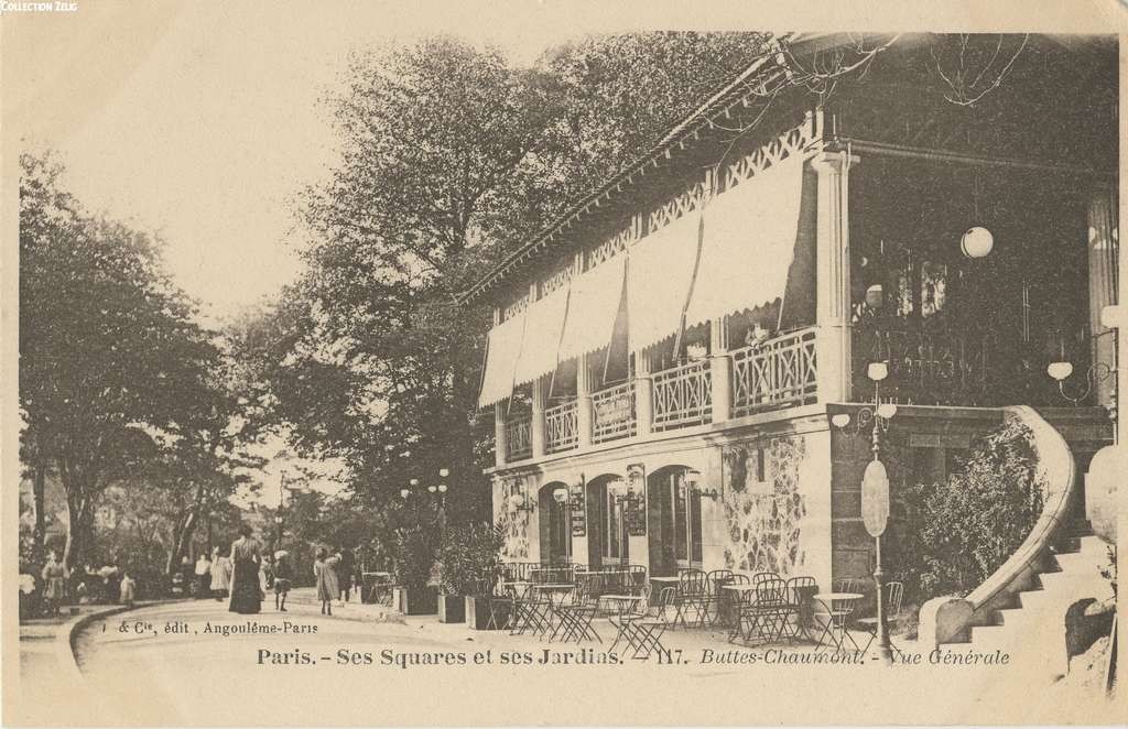 117 - Buttes-Chaumont - Vue générale