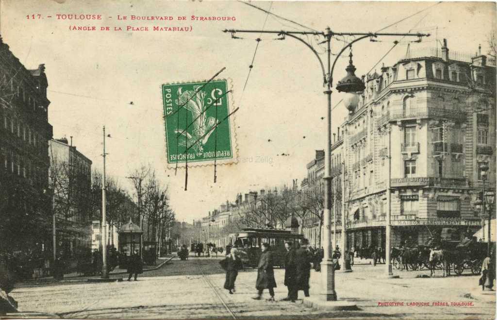 117 - Le Boulevard de Strasbourg, angle Place Matabiau