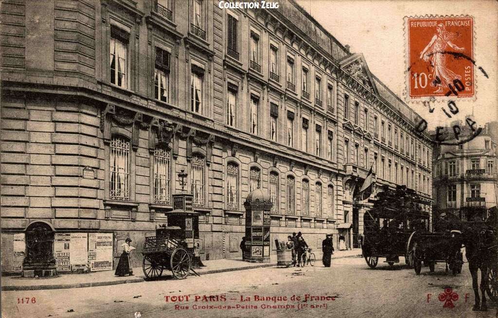 1176 - La Banque de France, Rue Croix-des-Petits-Champs
