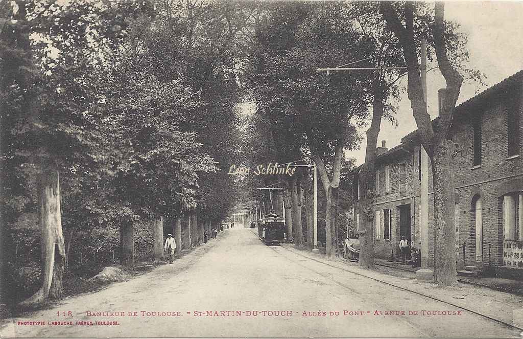 118 - Saint-Martin-du-Touch - Allée du Pont - Avenue de Toulouse