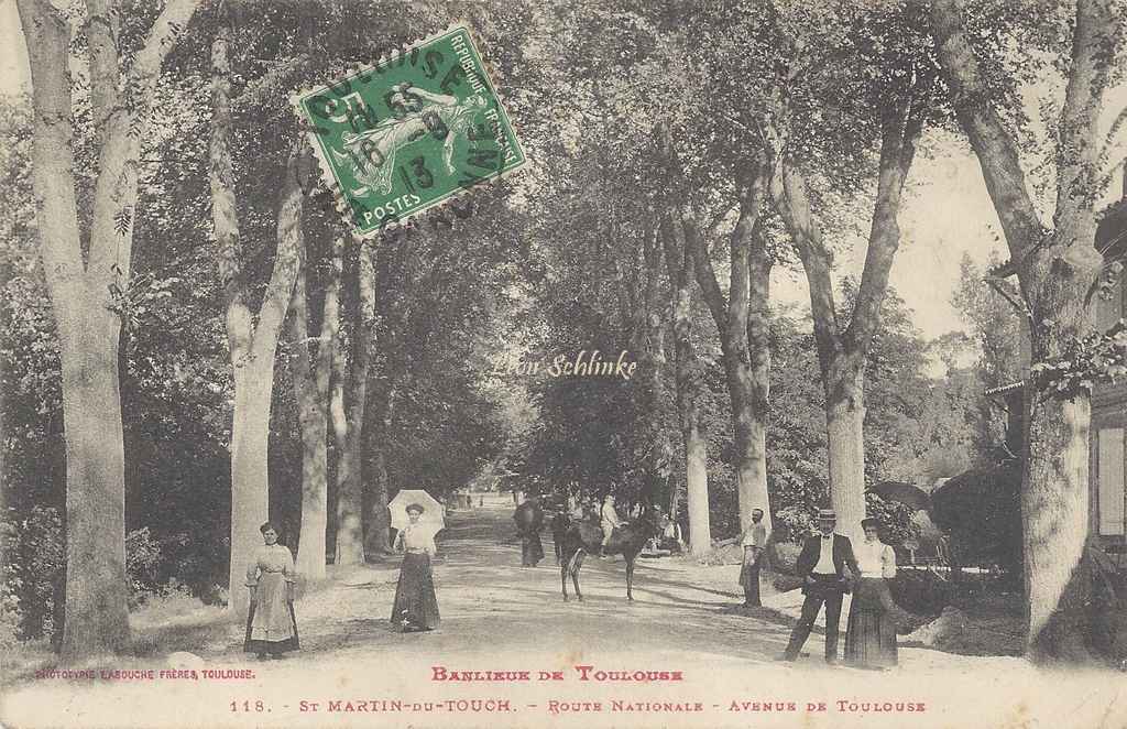 118 - Saint-Martin-du-Touch - Route Nationale - Avenue de Toulouse