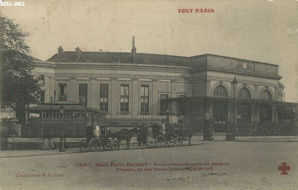 1183 - Gare de Denfert - Ancienne Gare de Sceaux - Chemin de Fer Paris-Limours