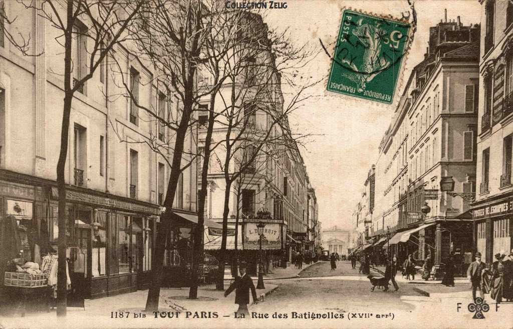 1187 bis - La Rue des Batignolles