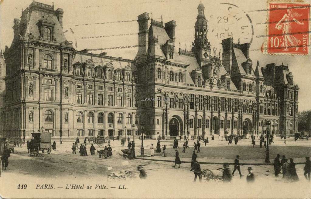 119 - PARIS - L'Hôtel de Ville
