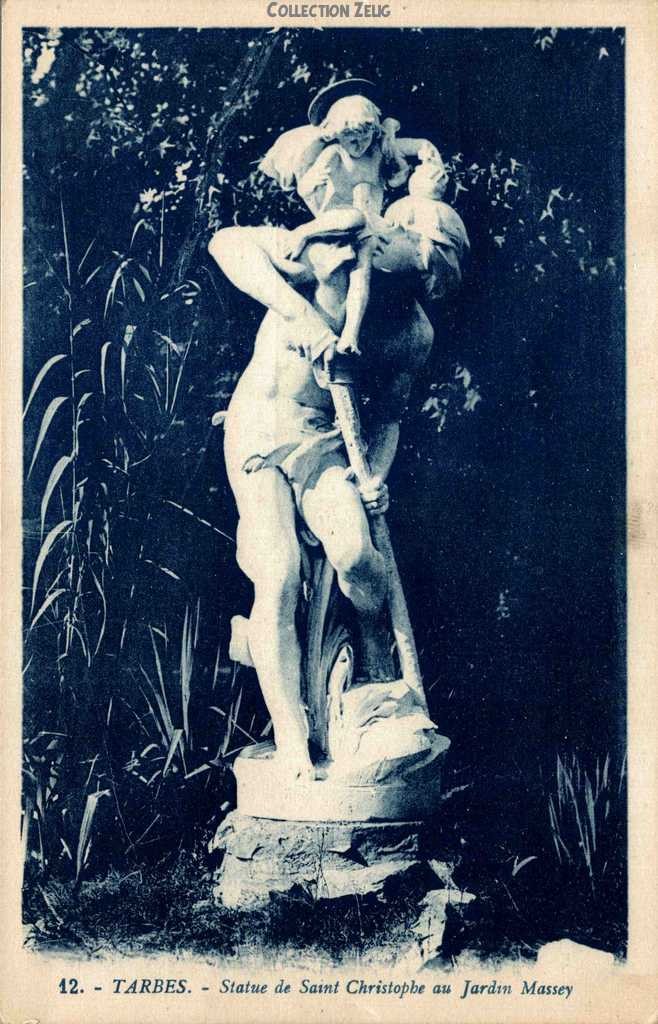 12 - Statue de Saint-Christophe au Jardin Massey