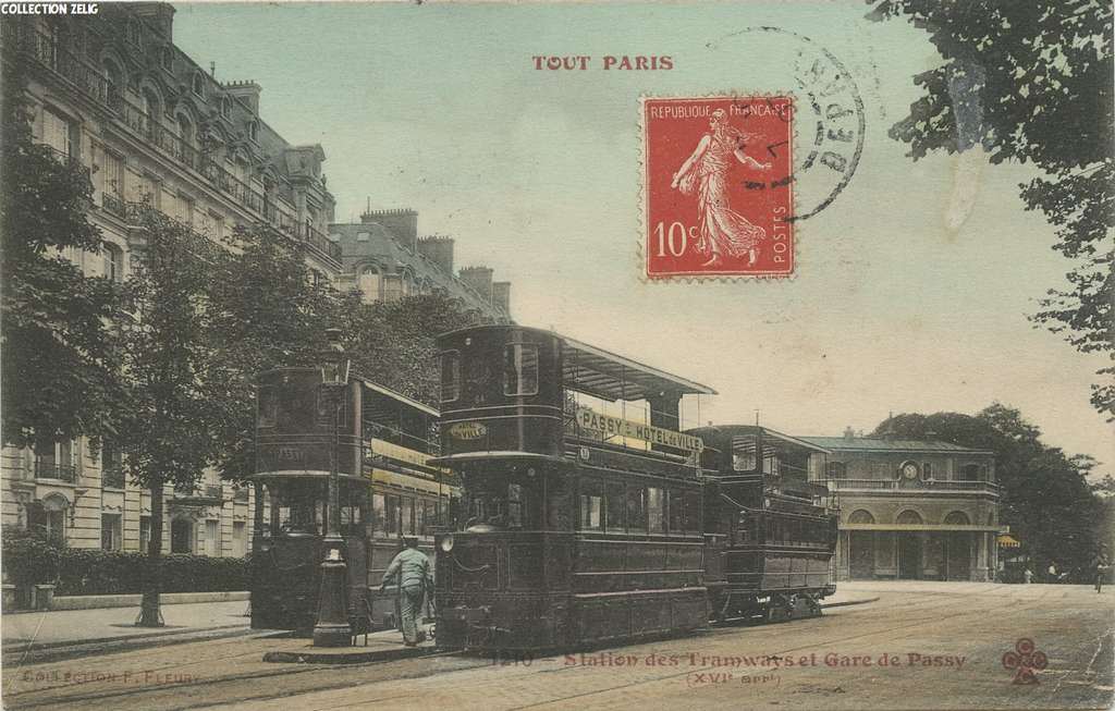 1210 - Station des Tramways et Gare de Passy