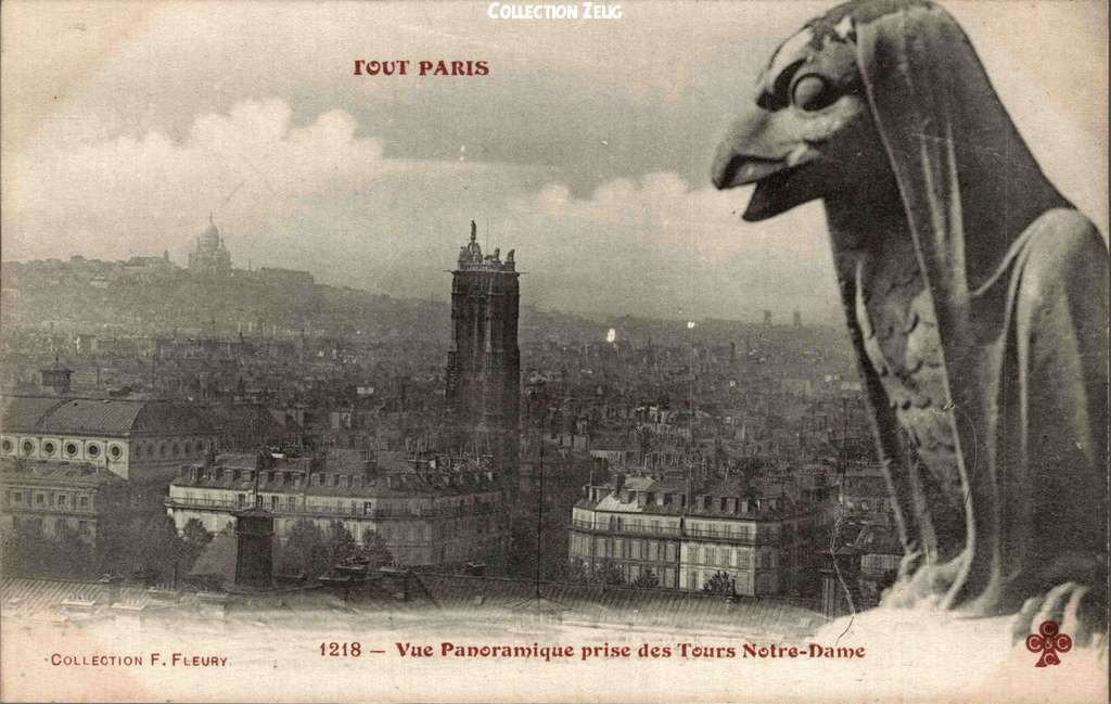 1218 - Vue panoramique des Tours de Notre-Dame