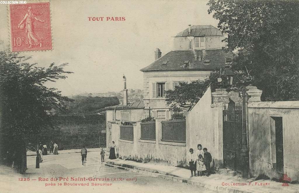 1225 - Rue du Pré-Saint-Gervais près le Boulevard Sérurier