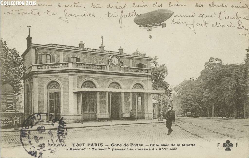 1227 bis - Gare de Passy - Chaussée de la Muette - L'aéronef Malécot...