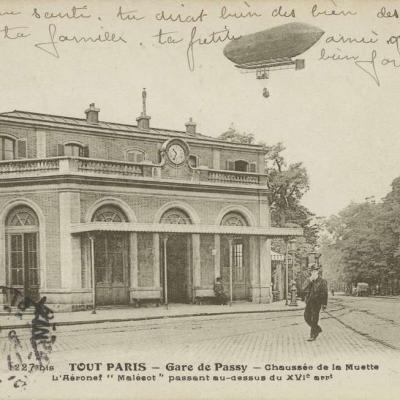 1227 bis - Gare de Passy - Chaussée de la Muette - L'aéronef Malécot...