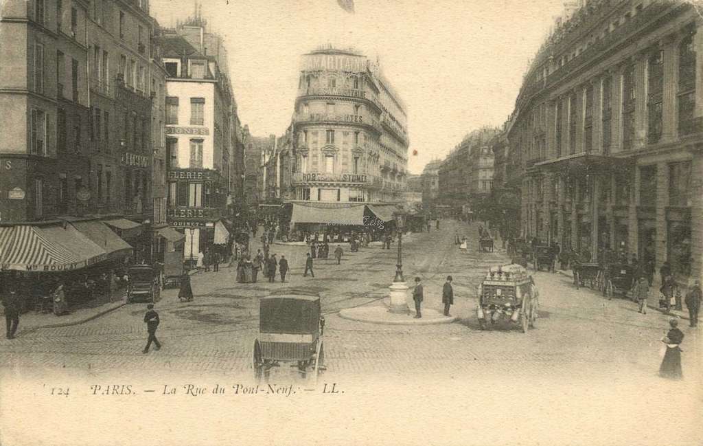 124 - PARIS - La Rue du POnt-Neuf