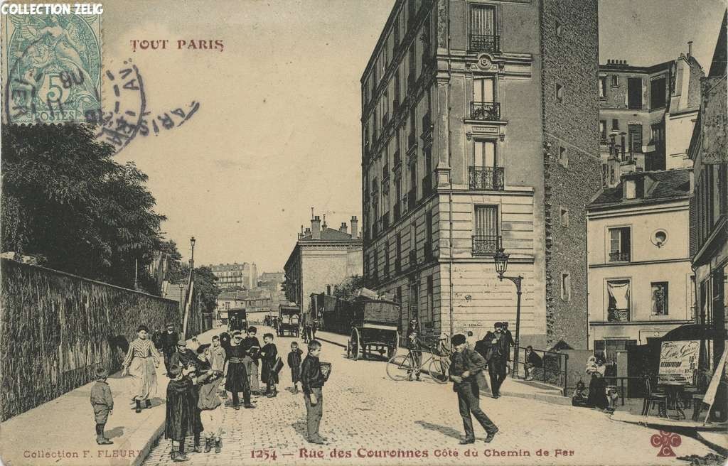 1254 - Rue des Couronnes - Côté du Chemin de Fer