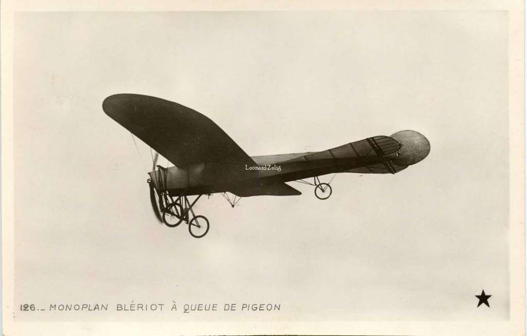 126 - Monoplan Blériot à queue de pigeon