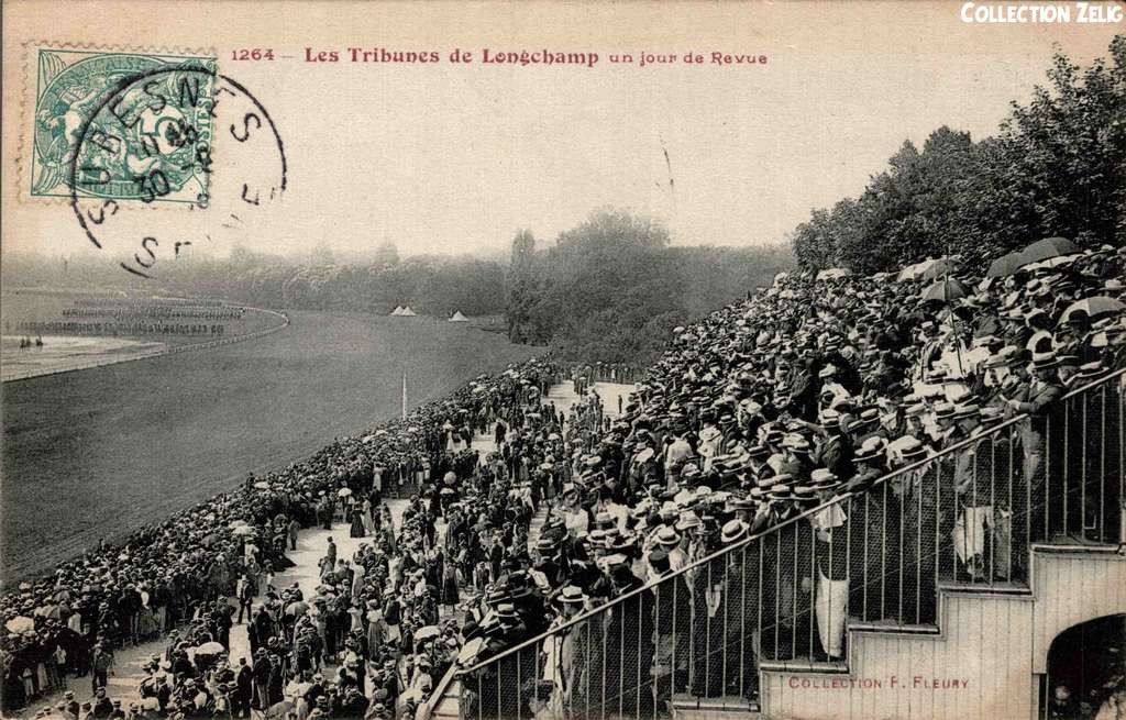 1264 - Les Tribunes de Longchamp - Un jour de Revue
