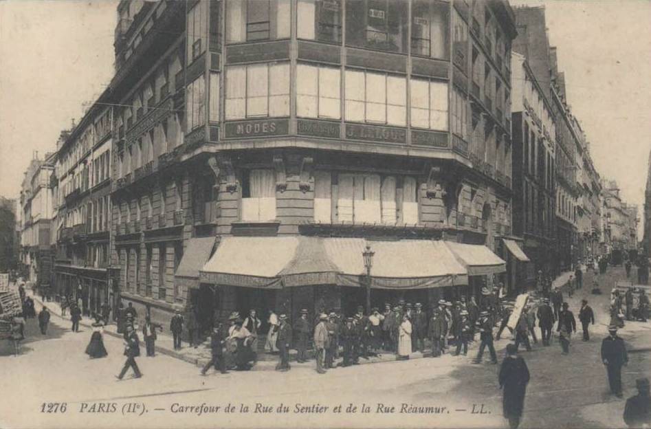 1276 - PARIS - Carrefour de la Rue du sentier et de la Rue Réaumur