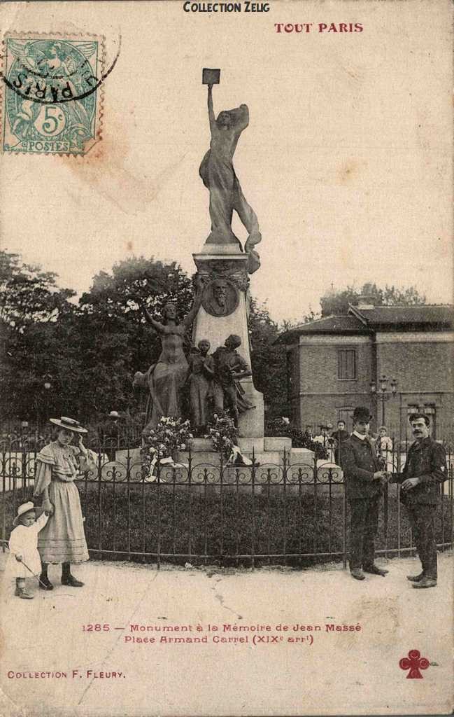 1285 - Monument à la mémoire de Jean-Massé - Place Armand-Carrel