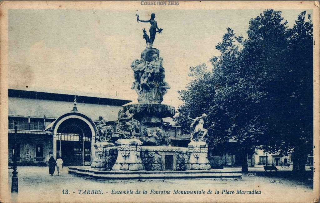 13 Ensemble de la Fontaine Monumentale de la Place Marcadieu
